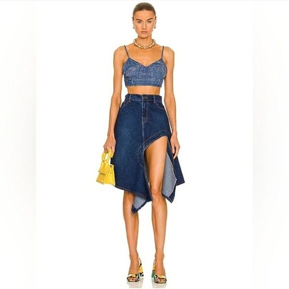 Y/ProjectY/Project Cut Out Denim skirt - Picture 1 of 12